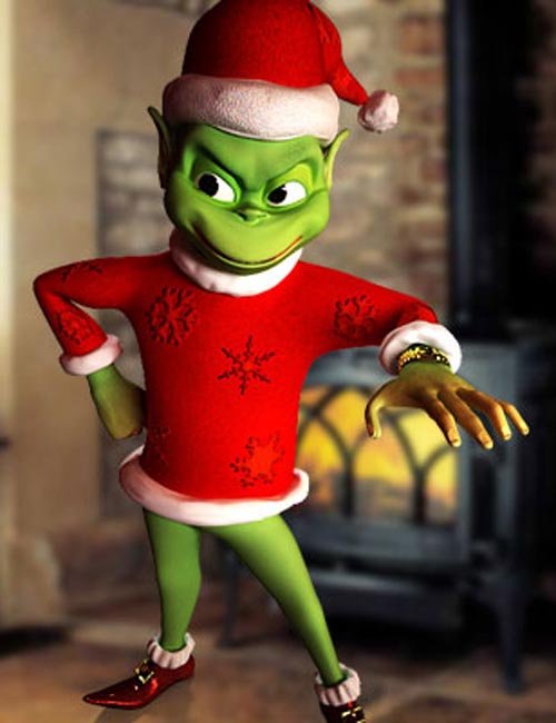 3D Grinch that has stolen Christmas