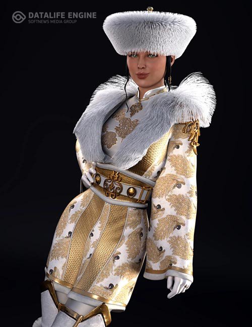 dForce Sujin Imperial Fantasy Outfit for Genesis 8 Females