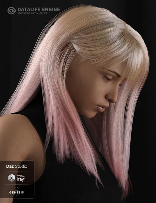 dForce Lexi Hair for Genesis 8 Females