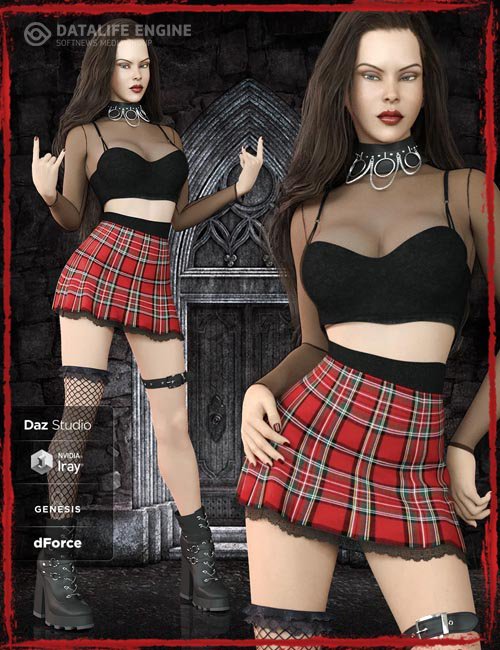 After Midnight Outfit Set for Genesis 8 Female(s)