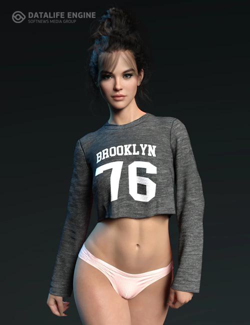 dForce X-Fashion Sweatshirt Set for Genesis 8 Females