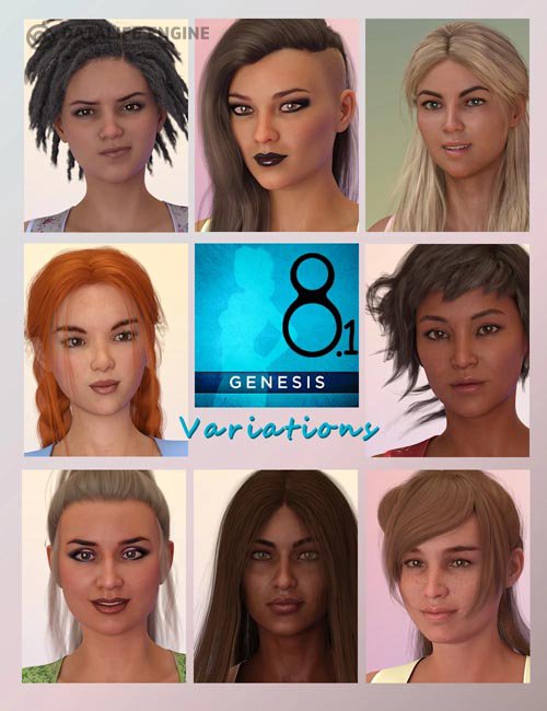 Variations for Genesis 8.1 Female