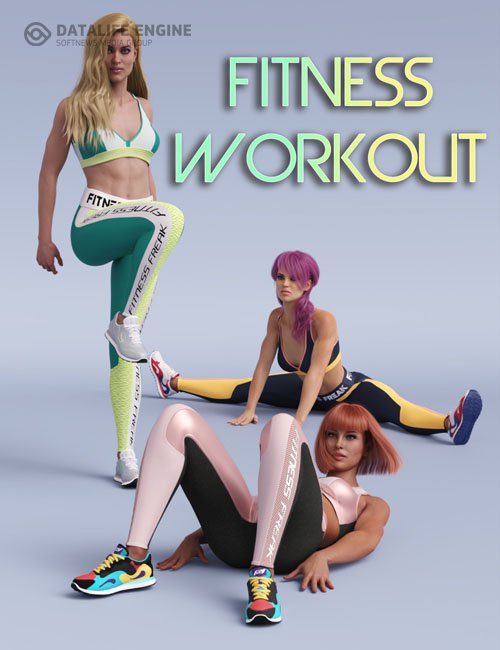 S3D Fitness Workout Poses