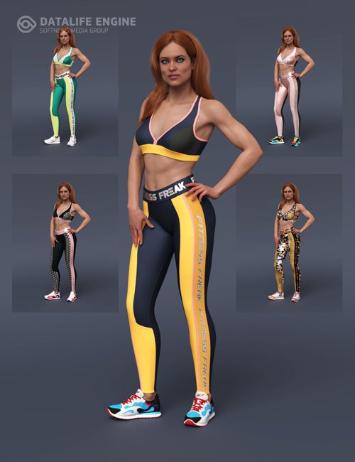 S3D Fitness Freak Textures for Fitness Clothes