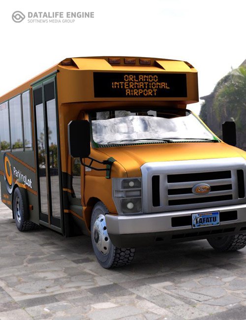 Shuttle Bus for DAZ Studio