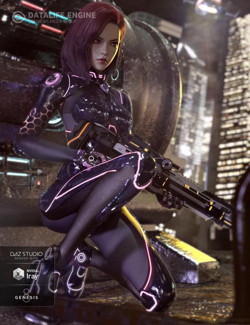 CR Sci-fi Suit for Genesis 8 Females
