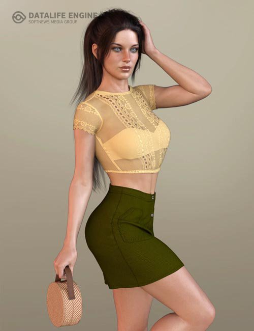 X-Fashion Delicate Touch Outfit for Genesis 8 Female(s)