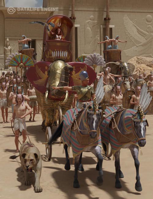 Pharaoh At War Weapons Props and Poses