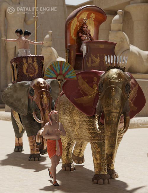 Egyptian Elephant Warrior for African Elephant