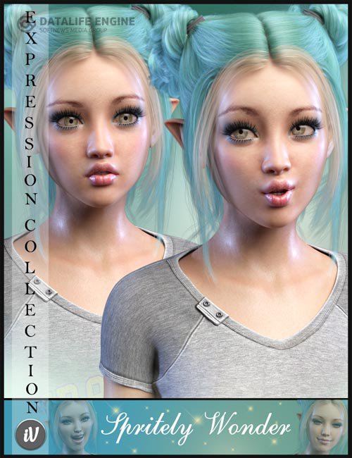 iV Sprightly Wonder Expressions For Genesis 8 Female(s)