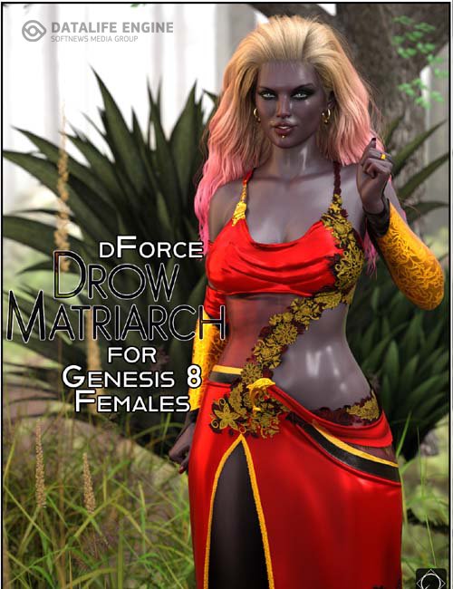 dForce Drow Matriarch for Genesis 8 Females
