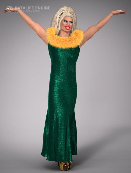 Drag Queen Outfit for Genesis 8 Males