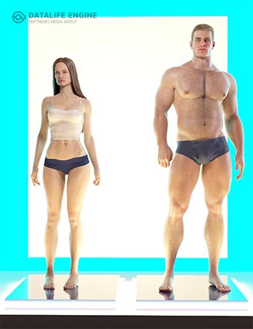 Standing Idle for Genesis 8 Female and Male