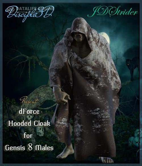 dForce Hooded Cloak for G8M