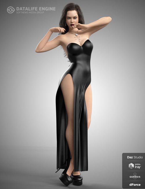 dForce Hot Dress for Genesis 8 Females