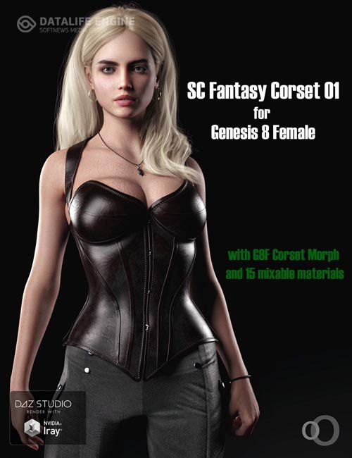 SC Solo Fantasy Corset 01 for Genesis 8 Female