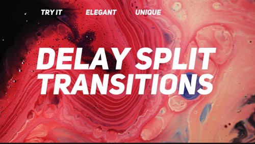 Delay Split Transitions 228733 - Premiere Pro Templates