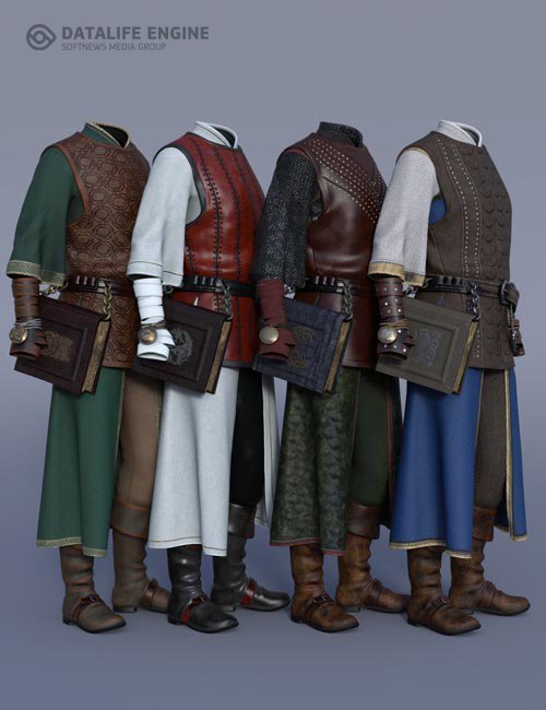 dForce Cleric Outfit Textures